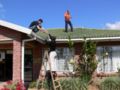 Installing an antenna at the Acts clinic