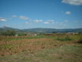 Looking back towards the clinic, Legogote mountain to the left is very close to the clinic